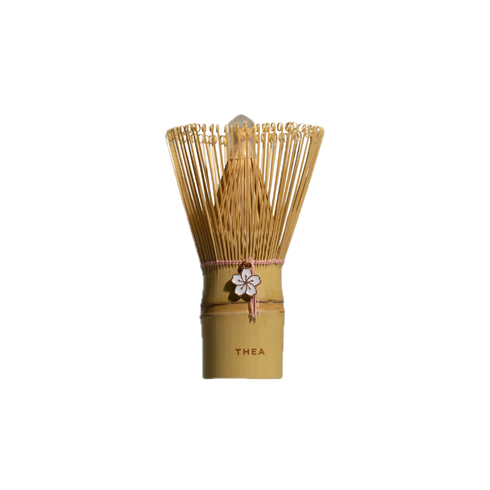 matcha bamboo whisk - sakura