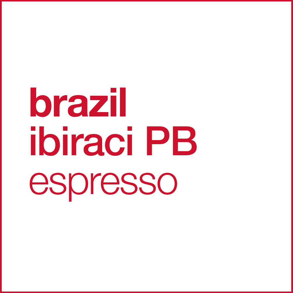 brazil ibiraci PB - espresso