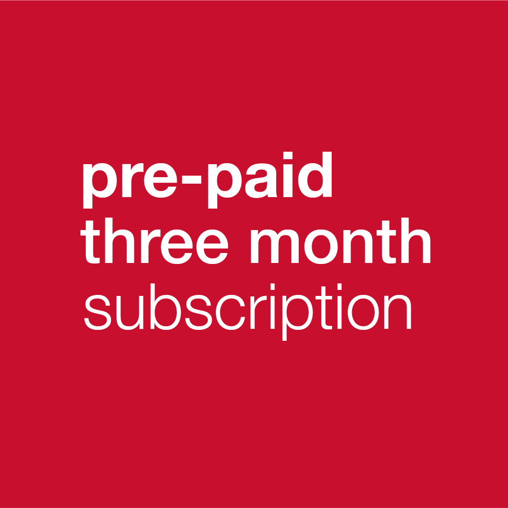 Pre-Paid 3 Month Subscription