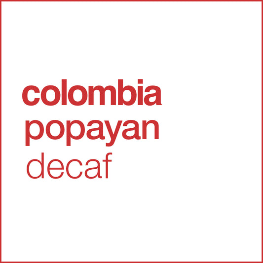 colombia popayan decaf coffee